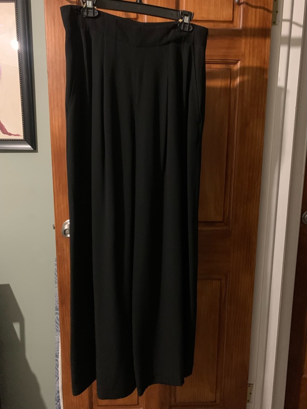 Lafayette 148 New York Black Wide Leg Pants